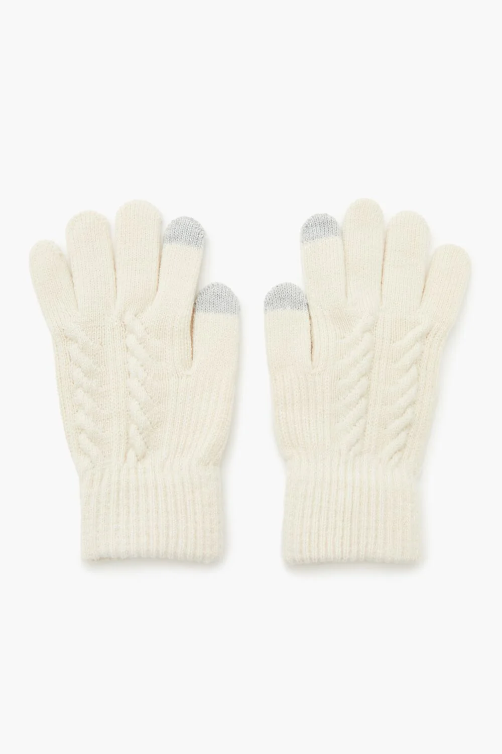 Cable Knit Gloves - Image 2