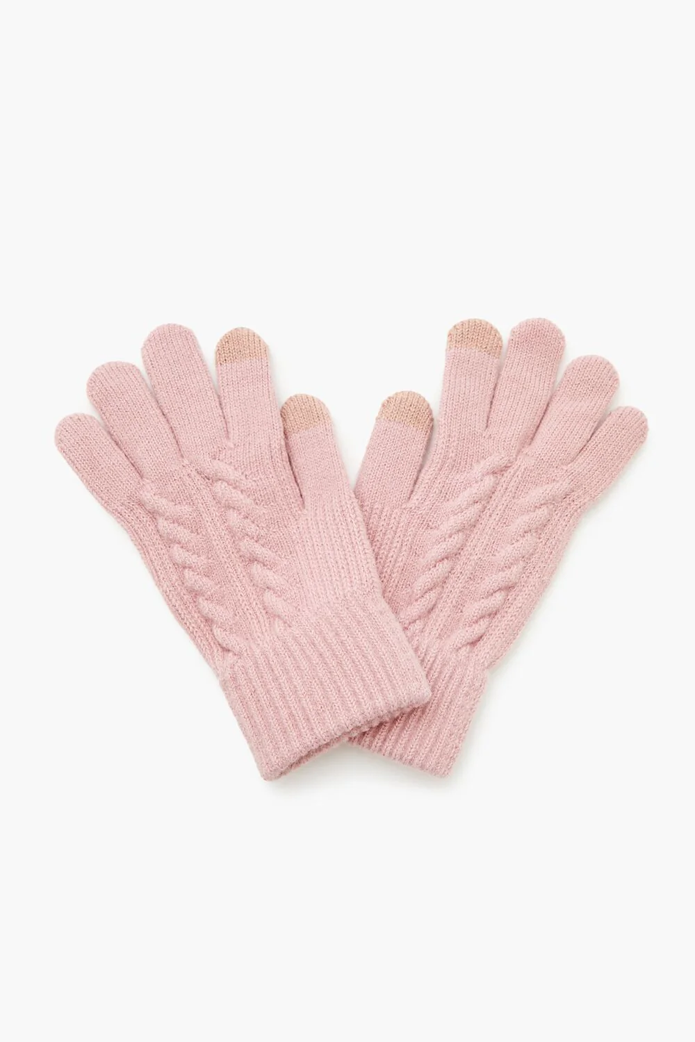 Cable Knit Gloves - Image 5