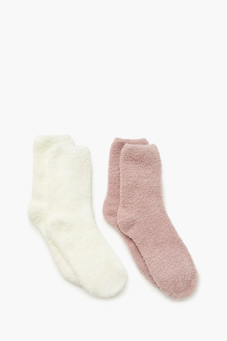Plush Crew Socks Set - 2 pack - Image 2