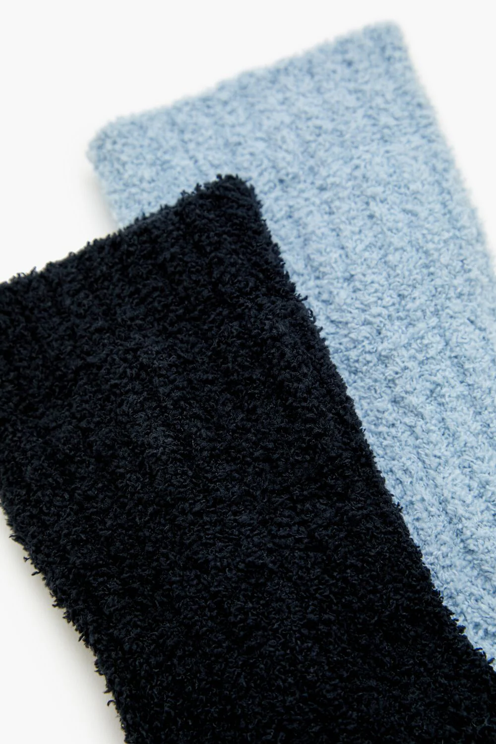 Fuzzy Ribbed Knit Crew Socks - 2 pack - Image 6