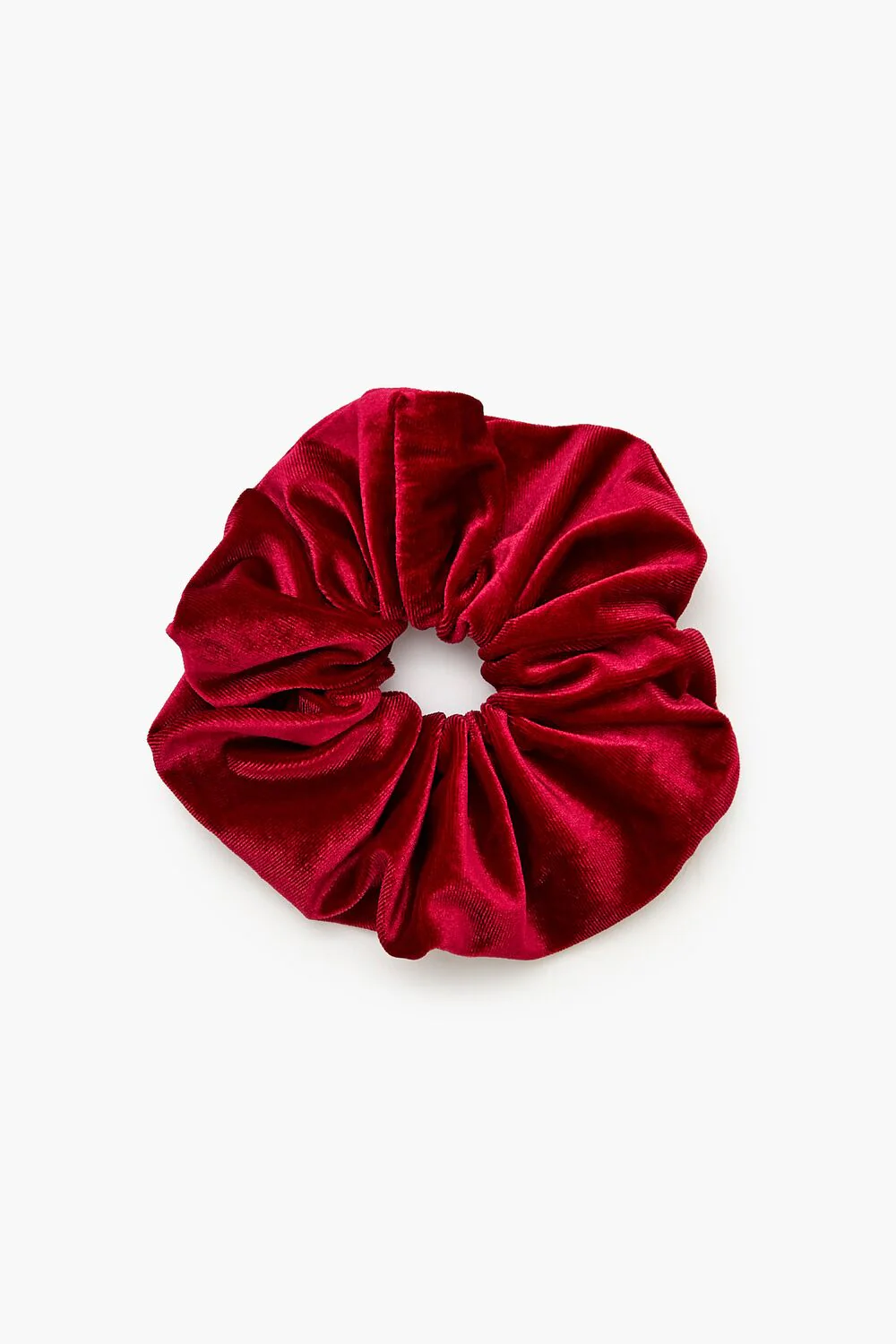 Ruched Velvet Hair Scrunchie - Image 4