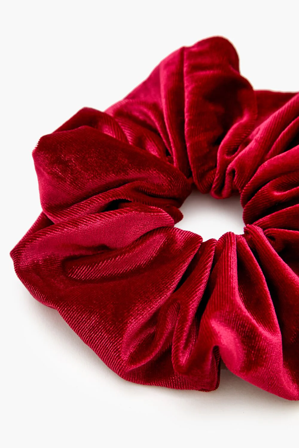 Ruched Velvet Hair Scrunchie - Image 6