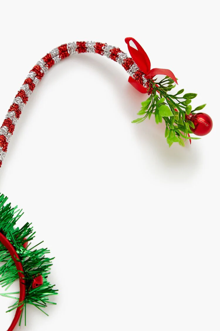 Tinsel Mistletoe Headband - Image 4