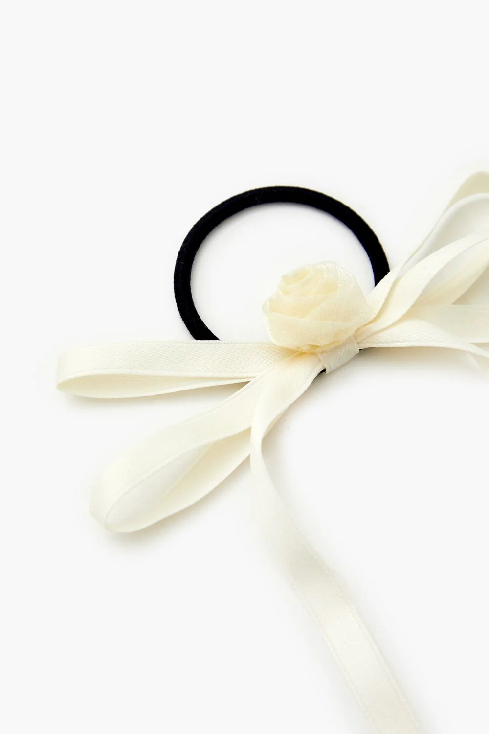 Rosette Bow Hair Tie Set - Image 3