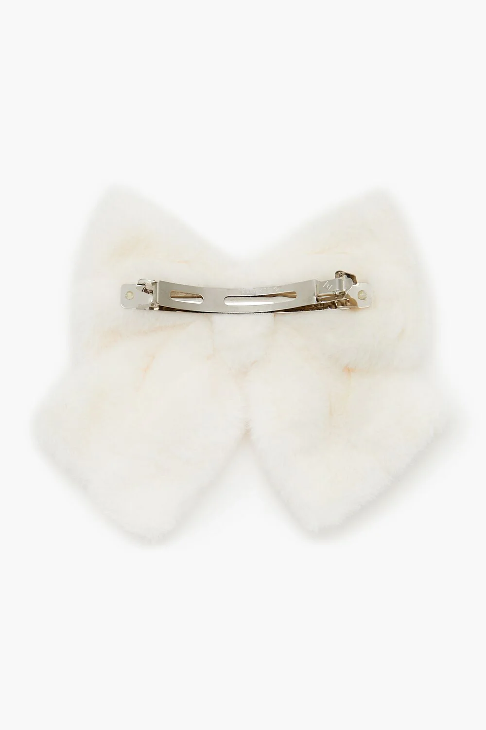 Plush Bow Hair Barrette - Image 2
