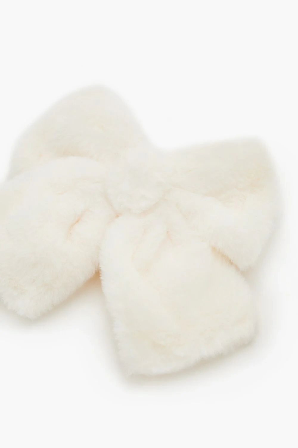Plush Bow Hair Barrette - Image 3