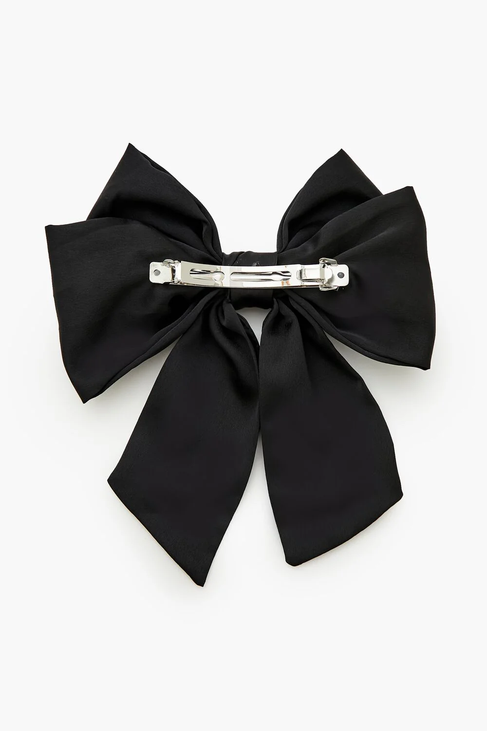 Rhinestone Bow Hair Barrette - Image 2