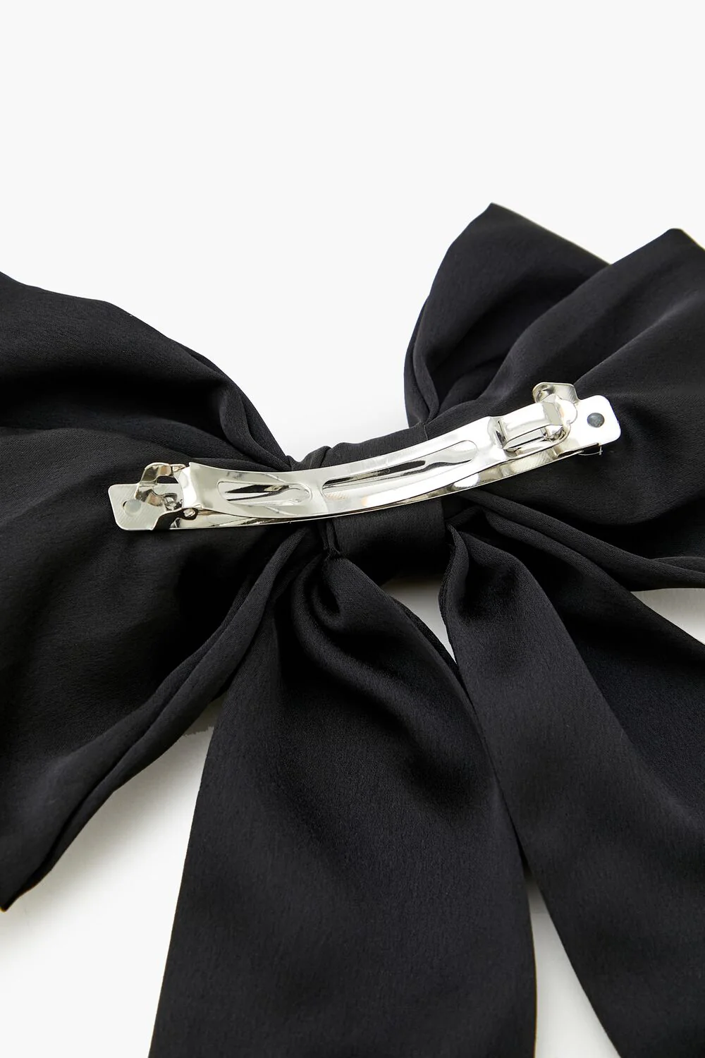 Rhinestone Bow Hair Barrette - Image 4