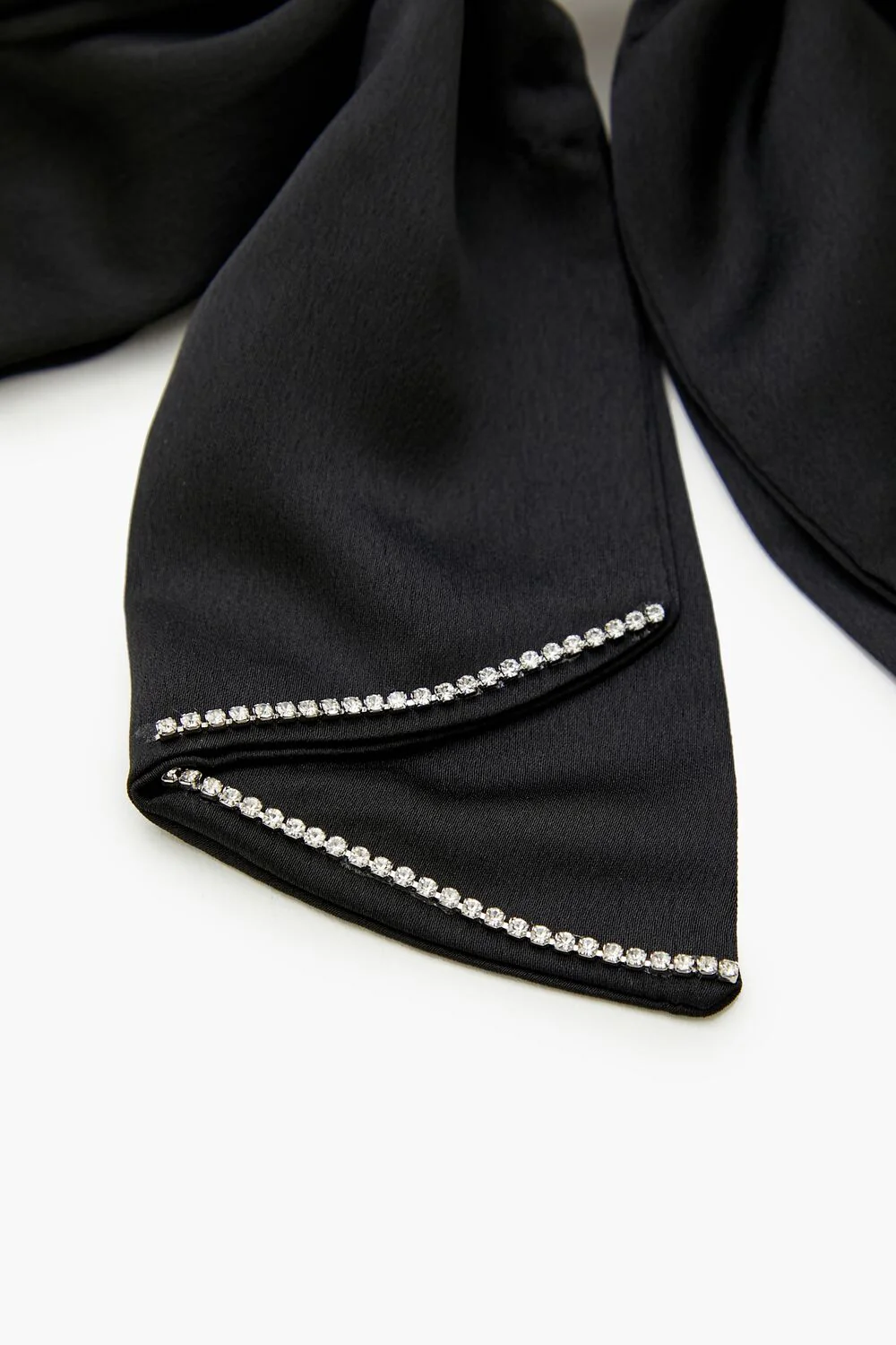 Rhinestone Bow Hair Barrette - Image 5