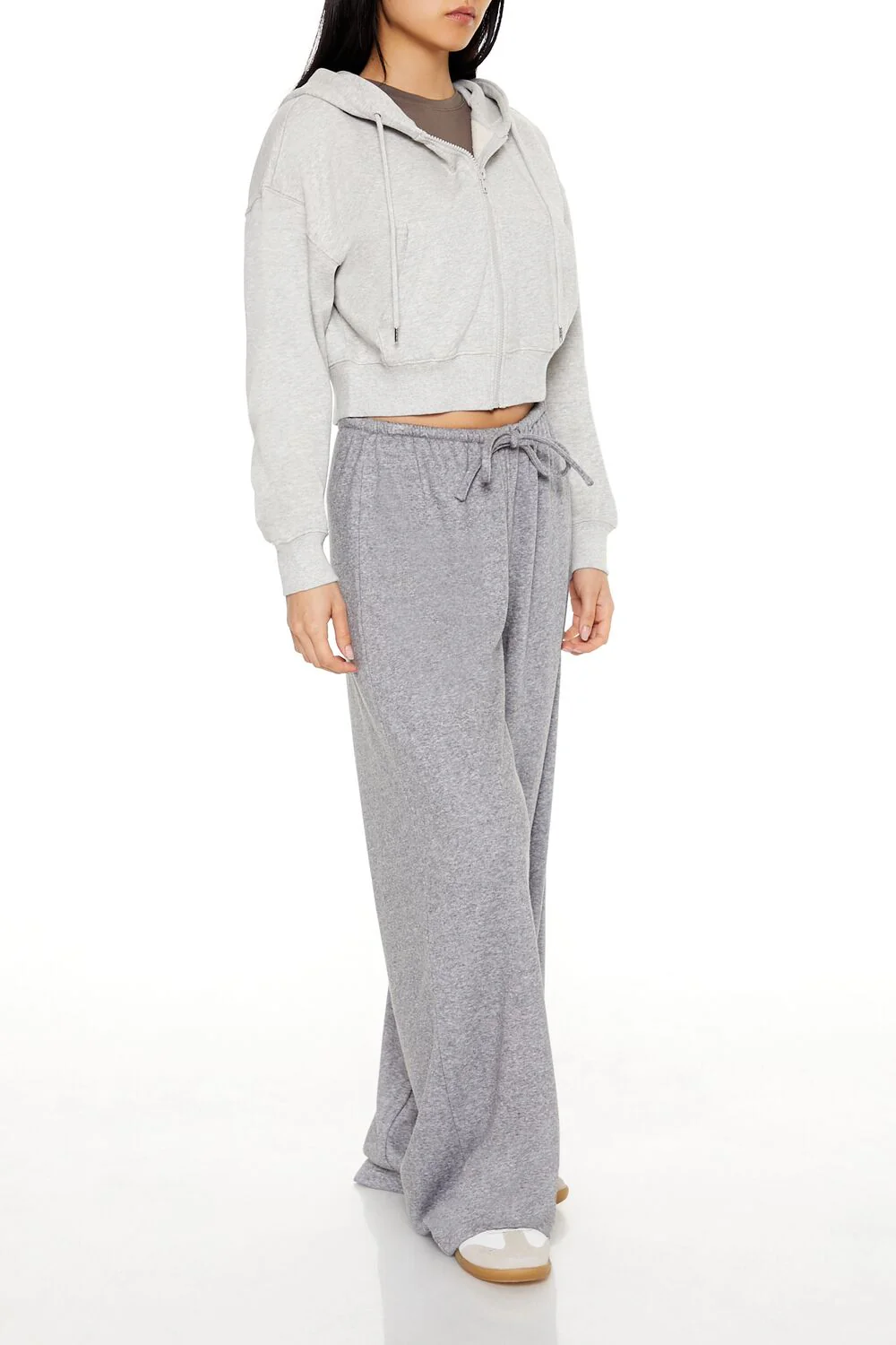 Ribbed Knit High-Rise Pants - Image 3