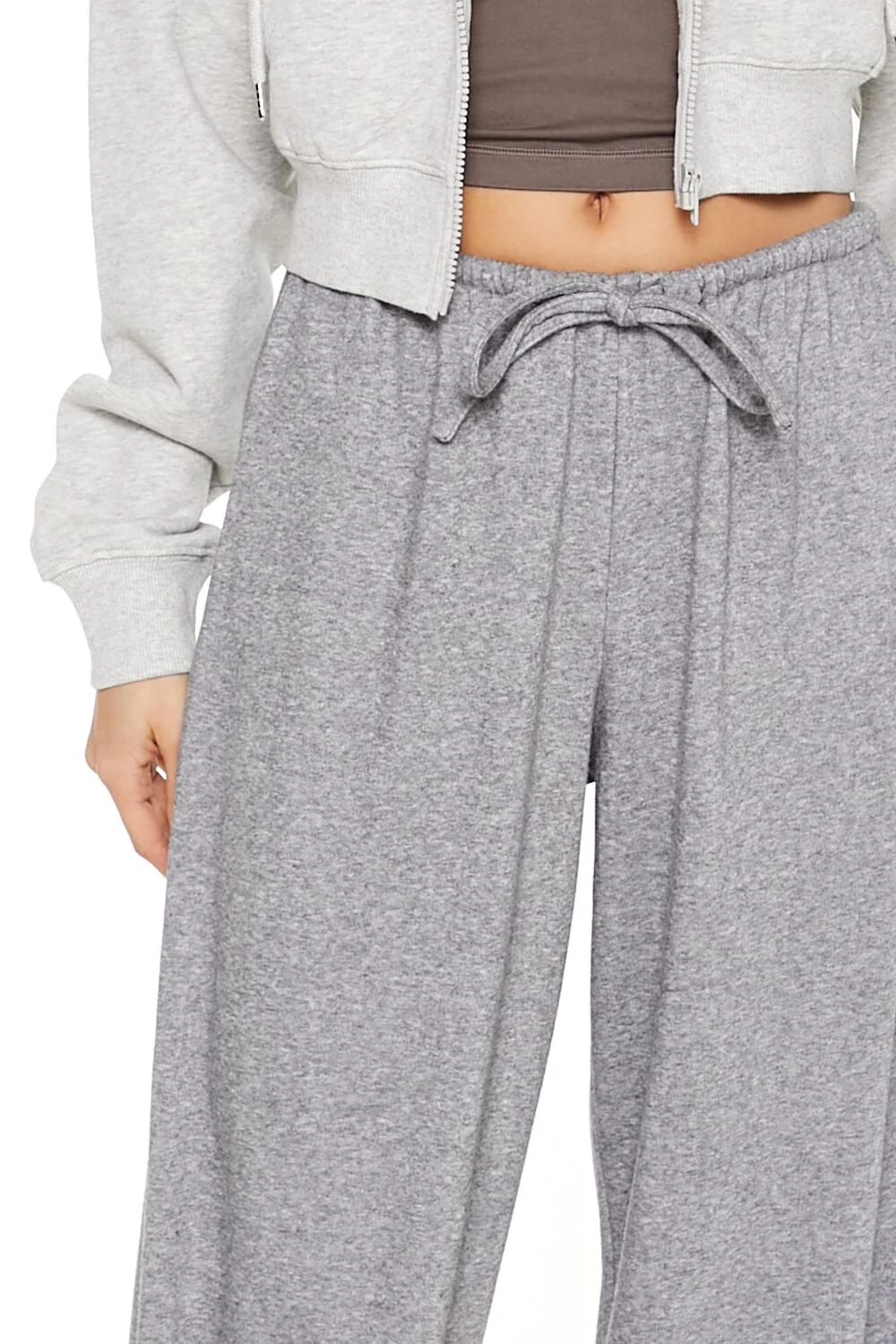 Ribbed Knit High-Rise Pants - Image 5
