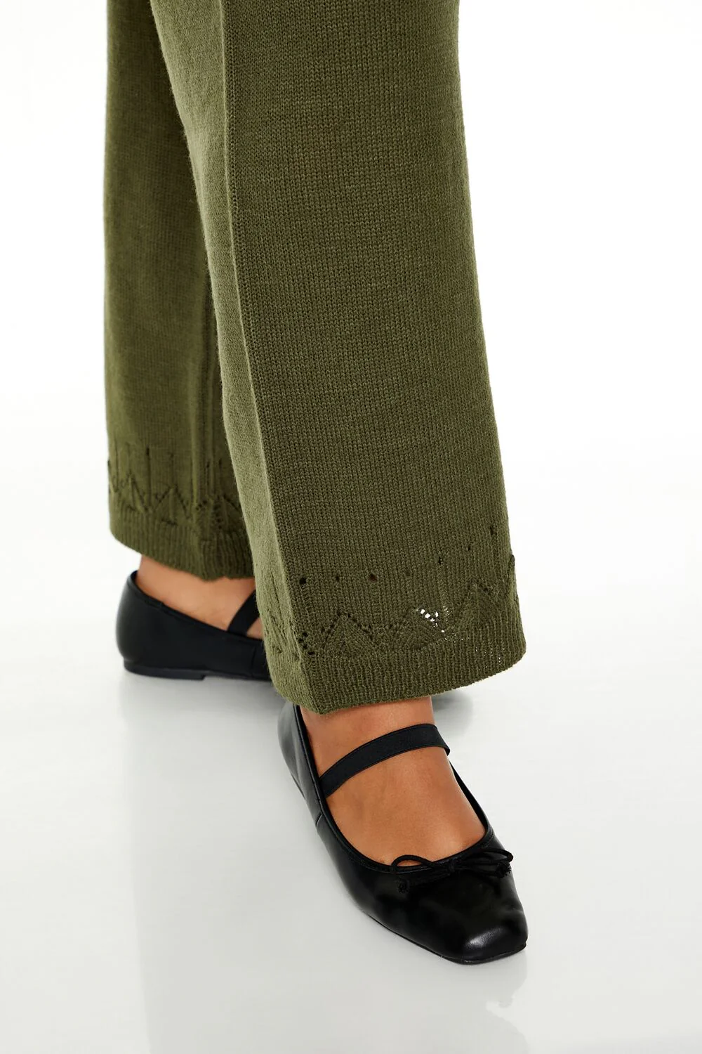 Plus Size Wide-Leg Sweater-Knit Pants - Image 15