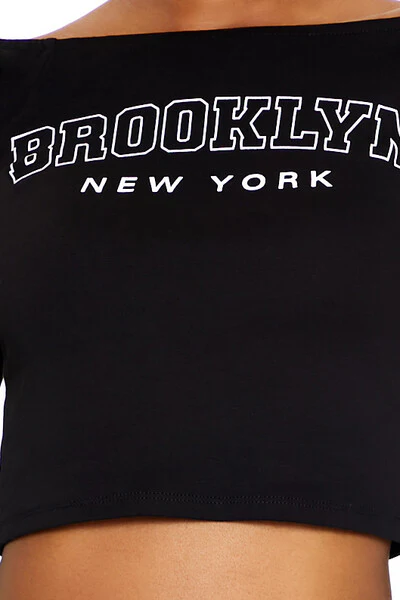 Brooklyn New York Crop Top - Image 3