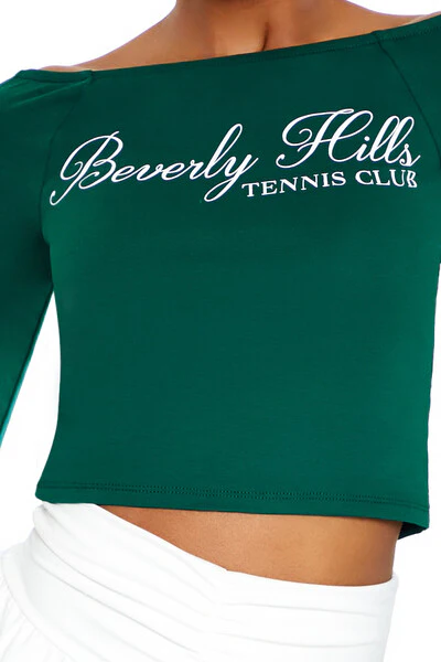 Beverly Hills Tennis Club Crop Top - Image 3