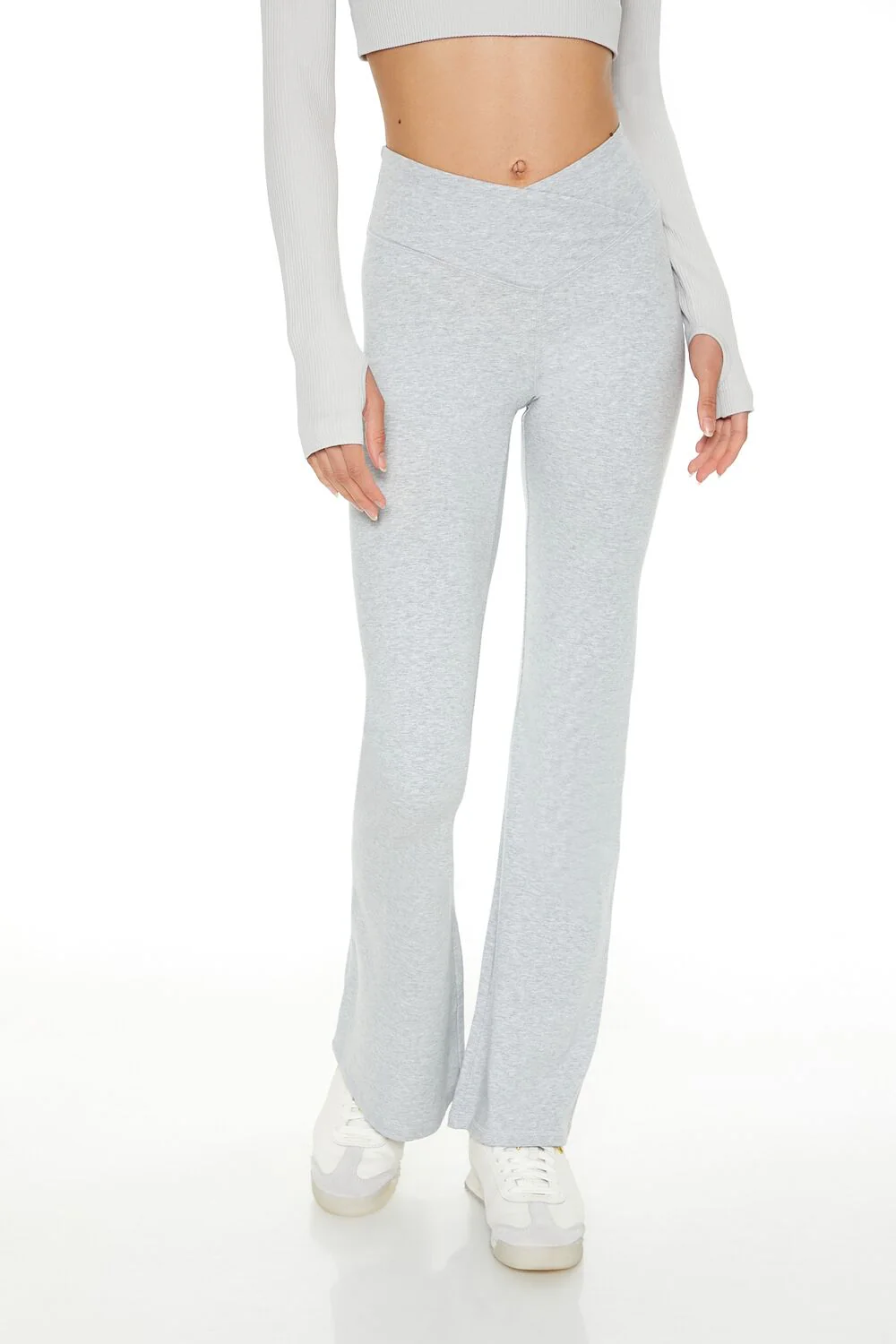 Active Surplice Flare Leggings - Image 2