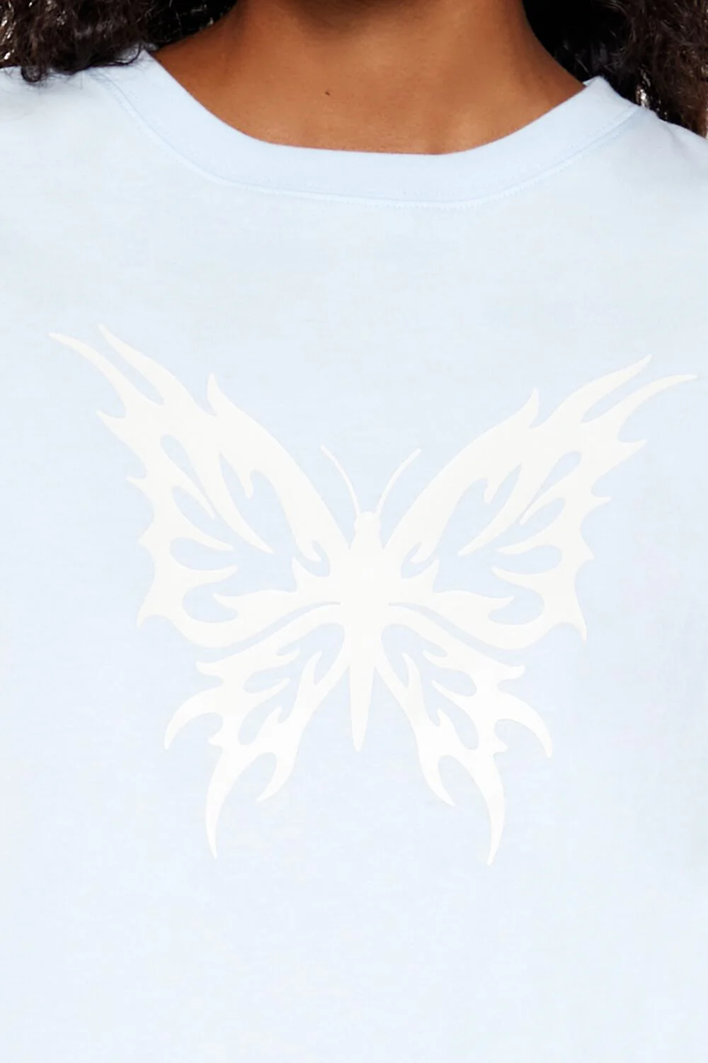 Butterfly Graphic Baby Tee - Image 3