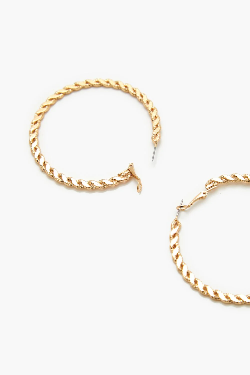 Twisted Hoop Earrings - Image 5