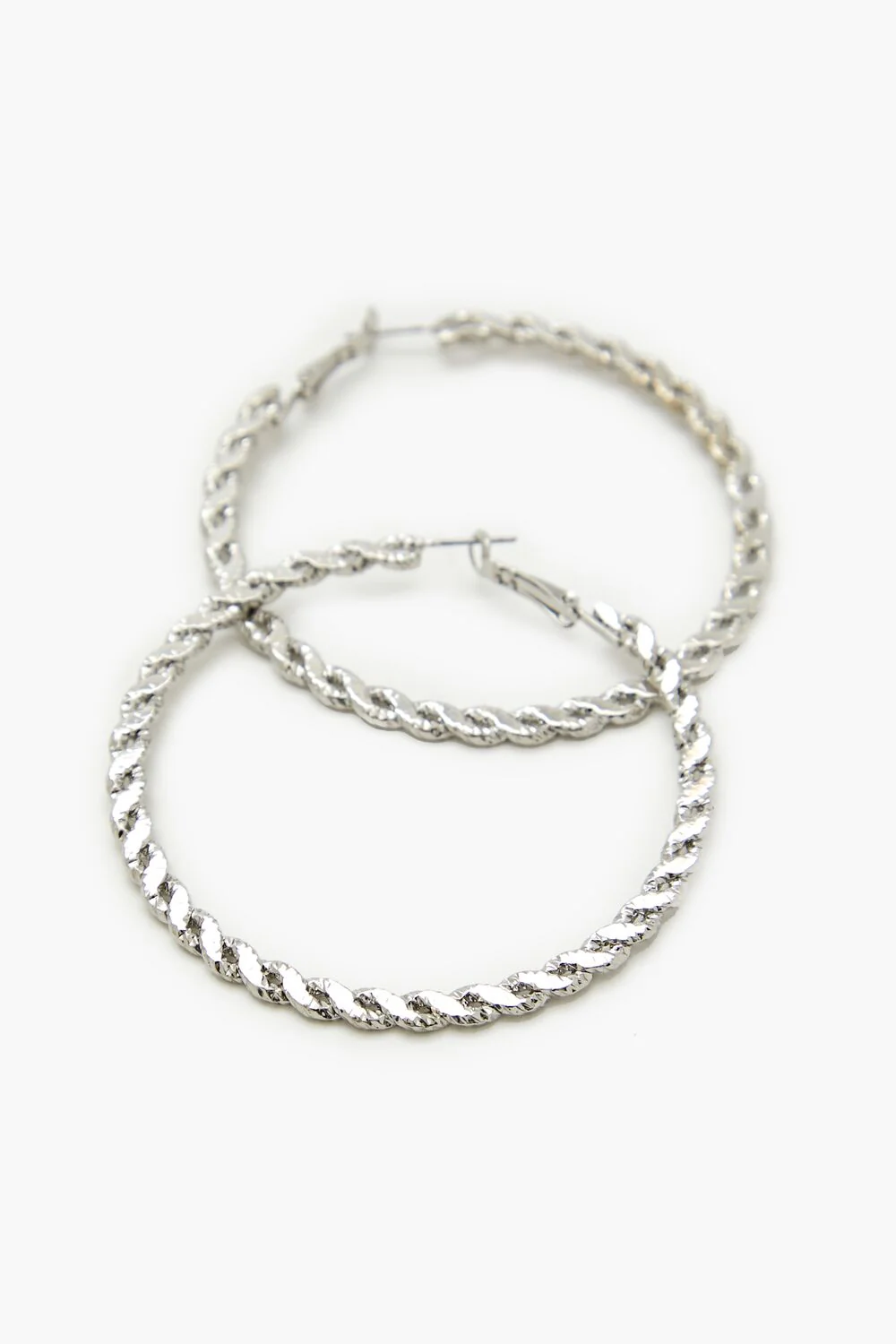 Twisted Hoop Earrings - Image 7