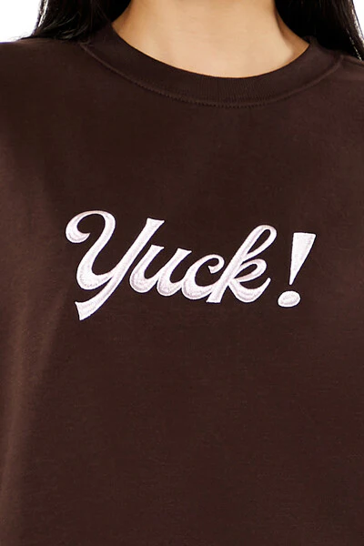 Embroidered Yuck Pullover - Image 3