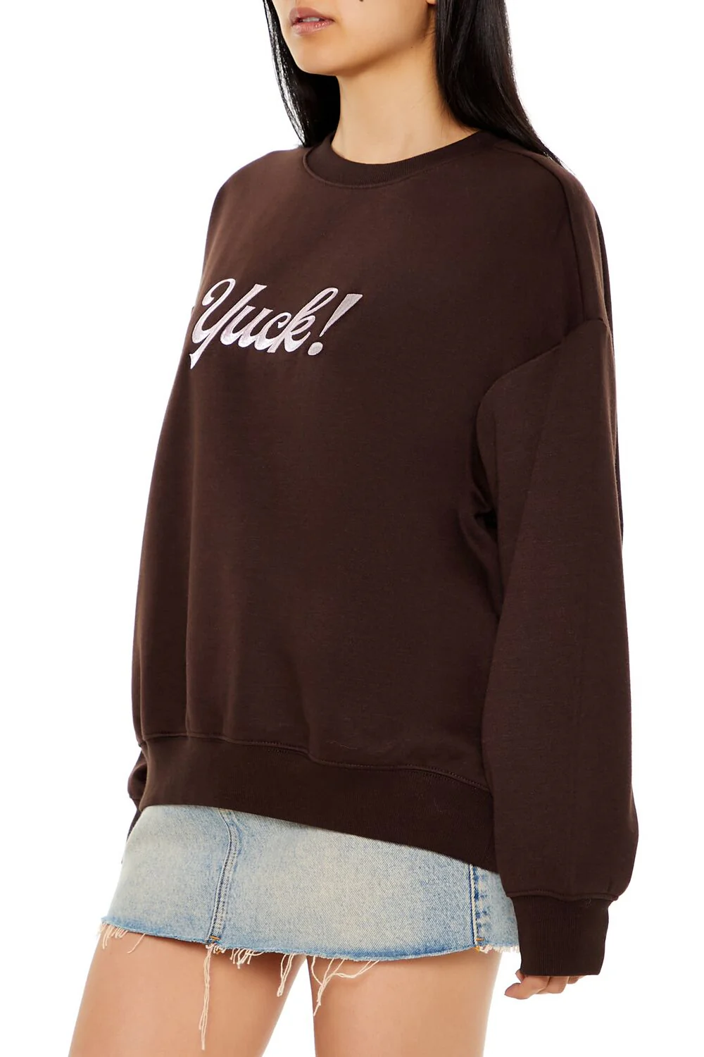 Embroidered Yuck Pullover - Image 4