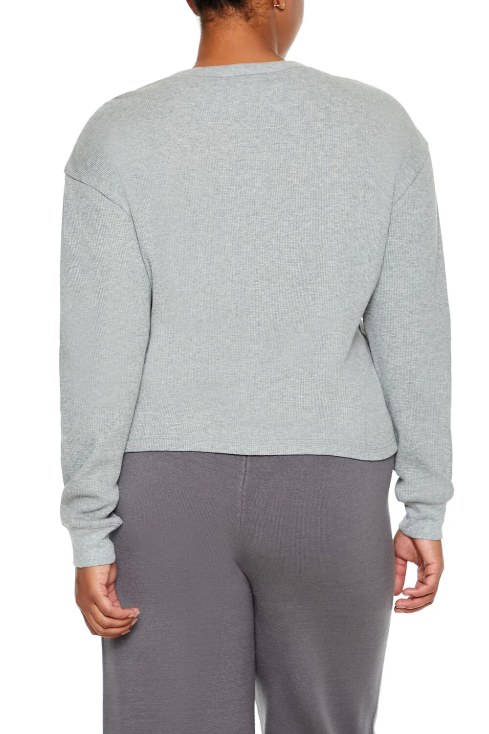 Plus Size Thermal Long-Sleeve Top - Image 4