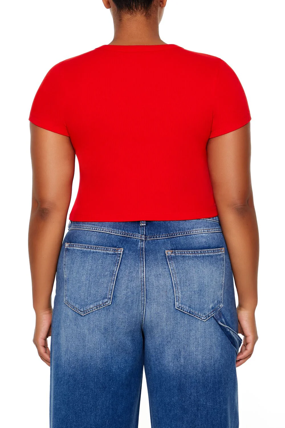 Plus Size Sequin Teddy Bear Baby Tee - Image 5