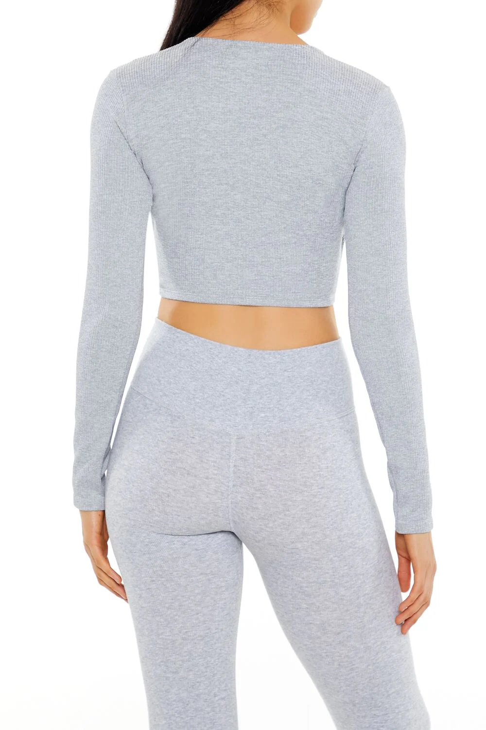 Active Seamless Surplice Crop Top - Image 5