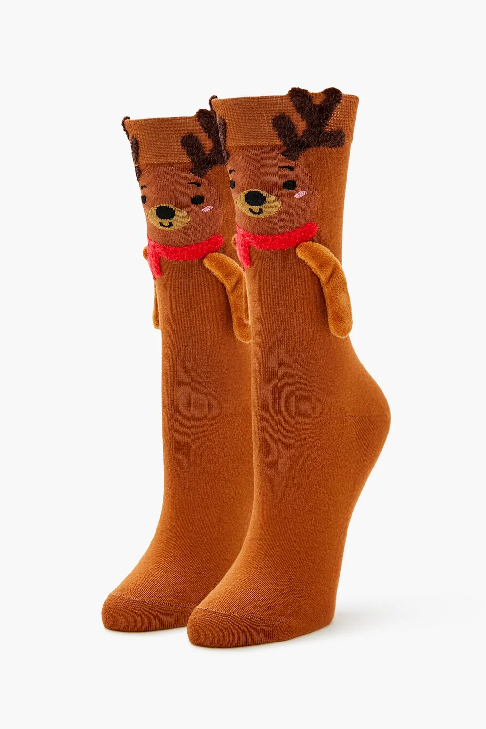 Polar Bear & Reindeer Crew Socks Set - 2 pack - Image 2