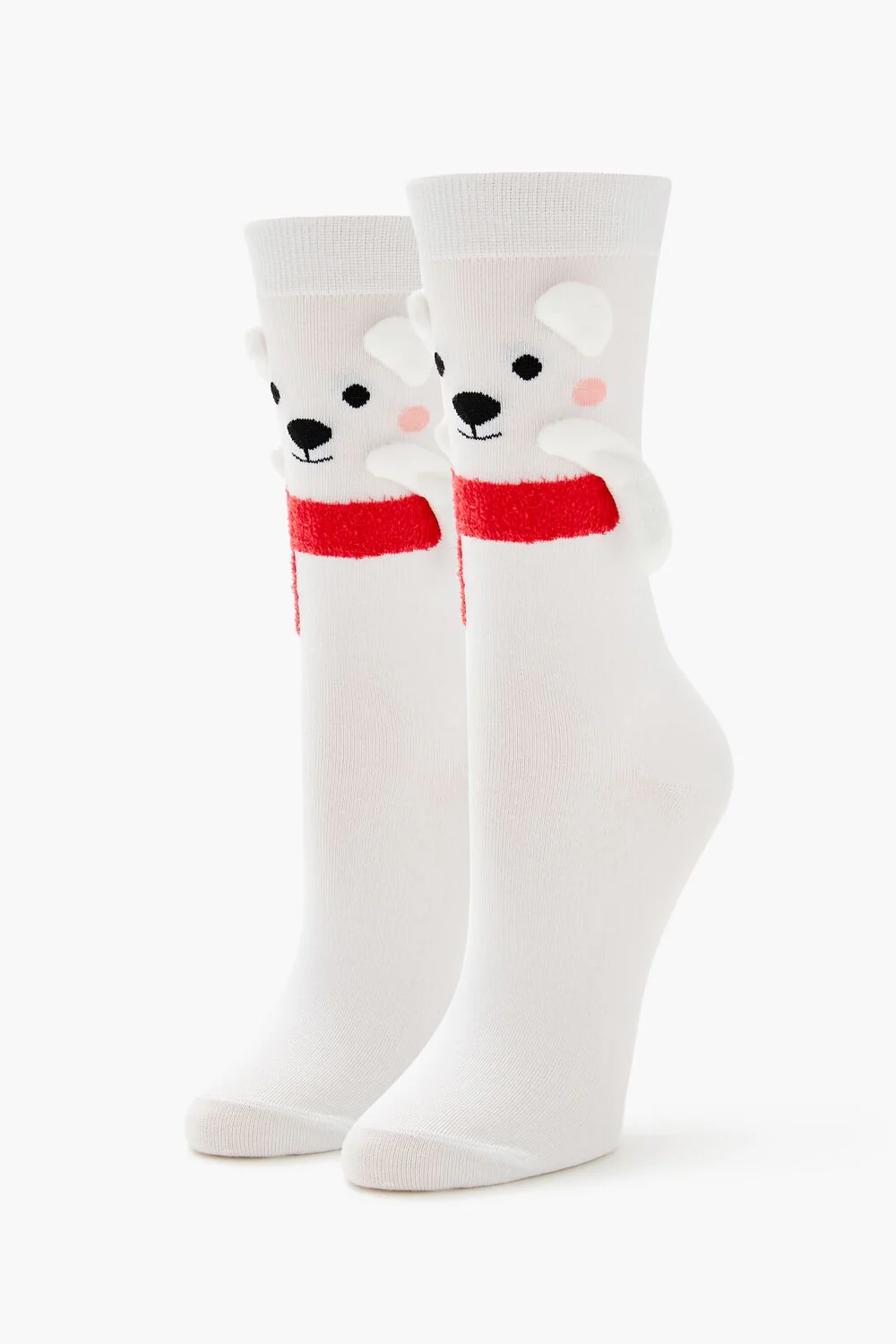 Polar Bear & Reindeer Crew Socks Set - 2 pack - Image 3