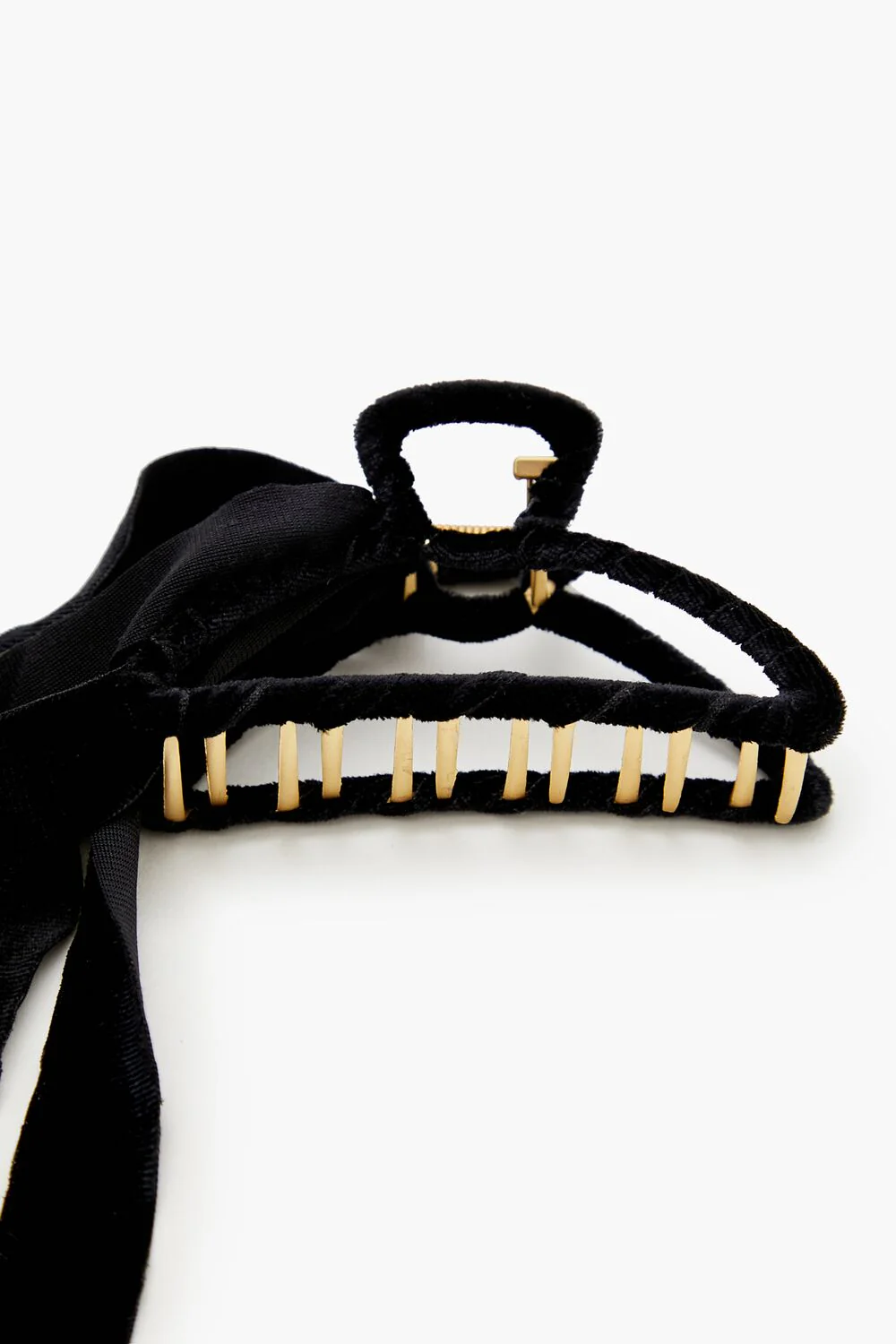Velvet Bow Claw Hair Clip - Image 6