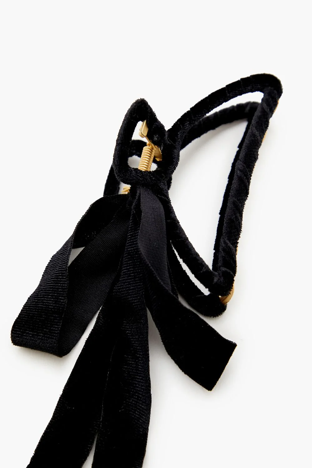 Velvet Bow Claw Hair Clip - Image 8