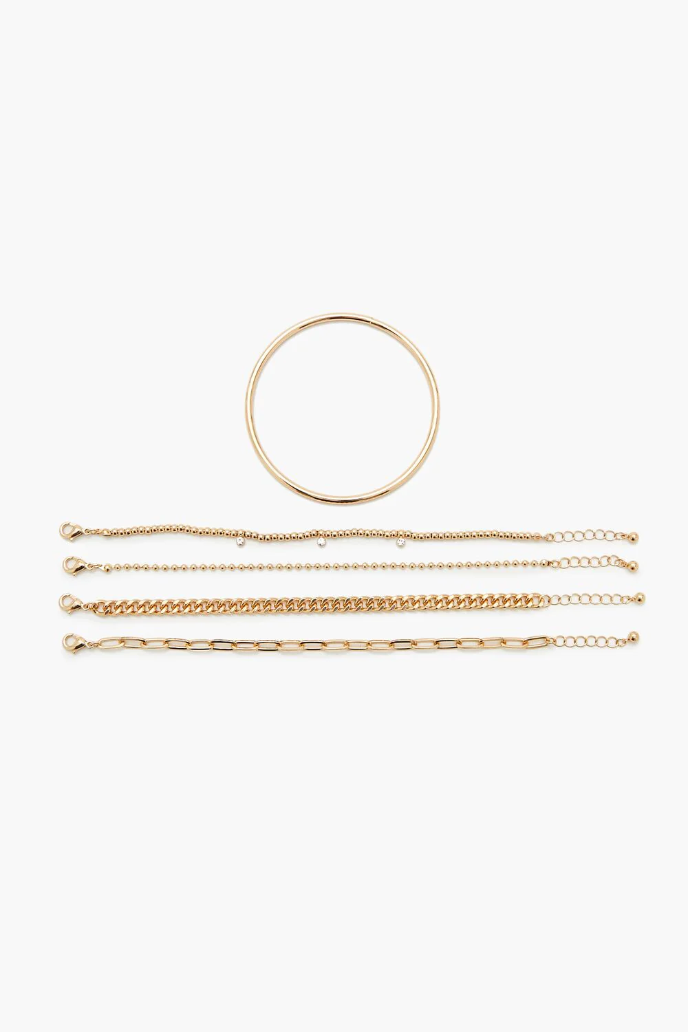Rhinestone Chain Bracelet Set - Image 3