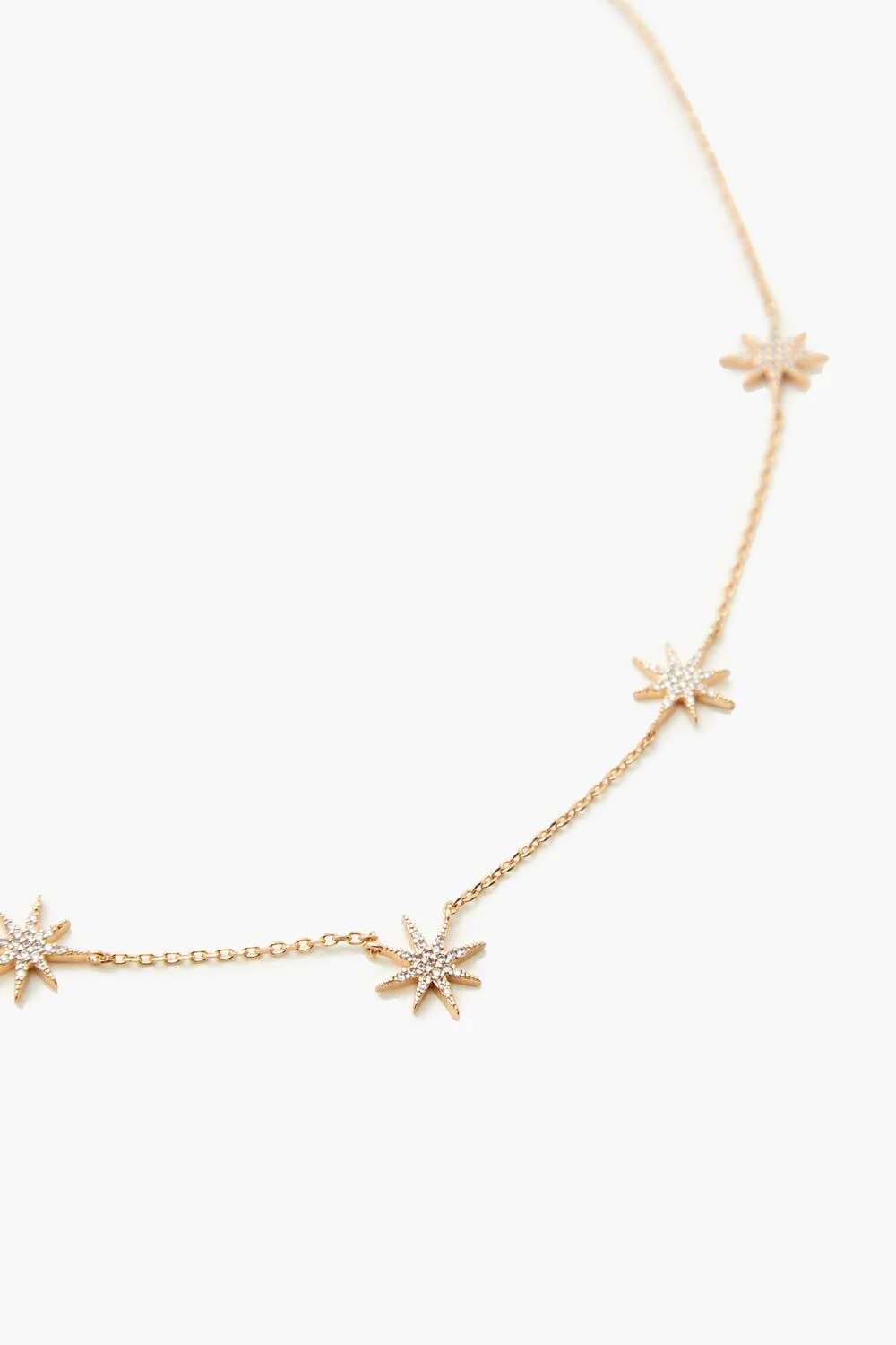 Rhinestone Star Charm Necklace - Image 4