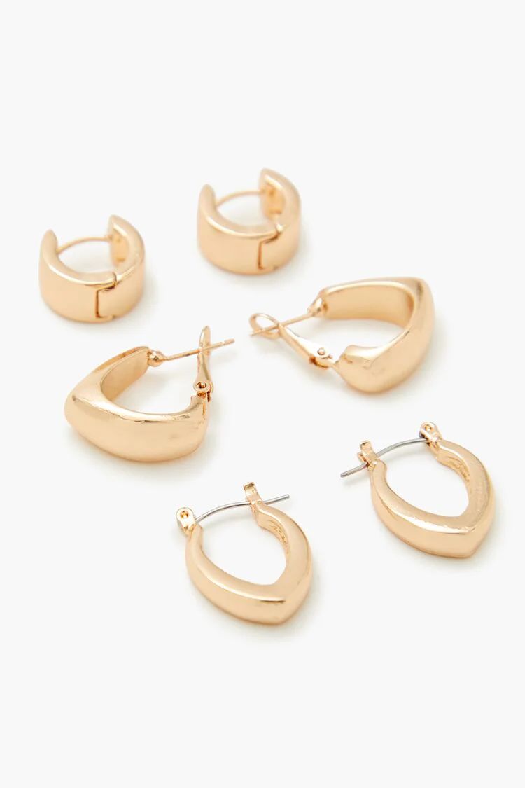 Geo Hoop Earring Set - Image 2