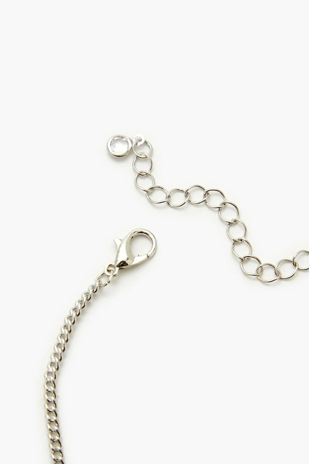Rhinestone Bow Choker Necklace - Image 4