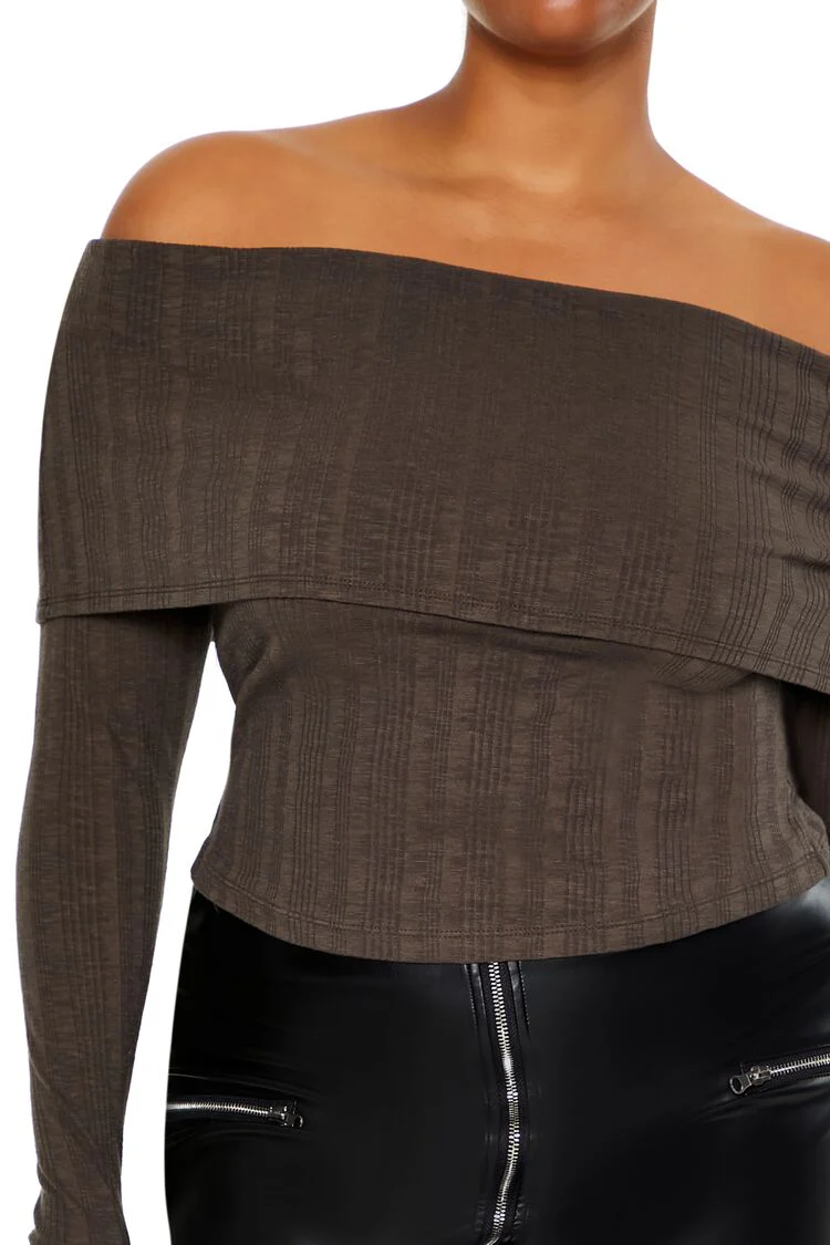 Plus Size Off-the-Shoulder Top - Image 3