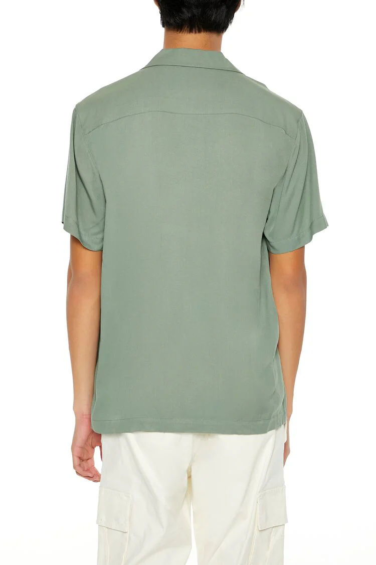 Cuban-Collar Short-Sleeve Shirt - Image 10