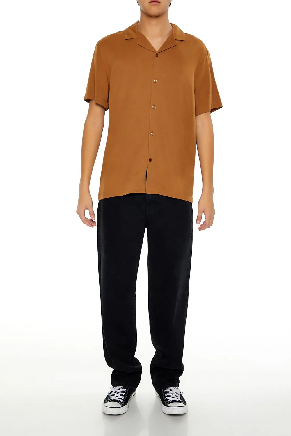 Cuban-Collar Short-Sleeve Shirt - Image 12