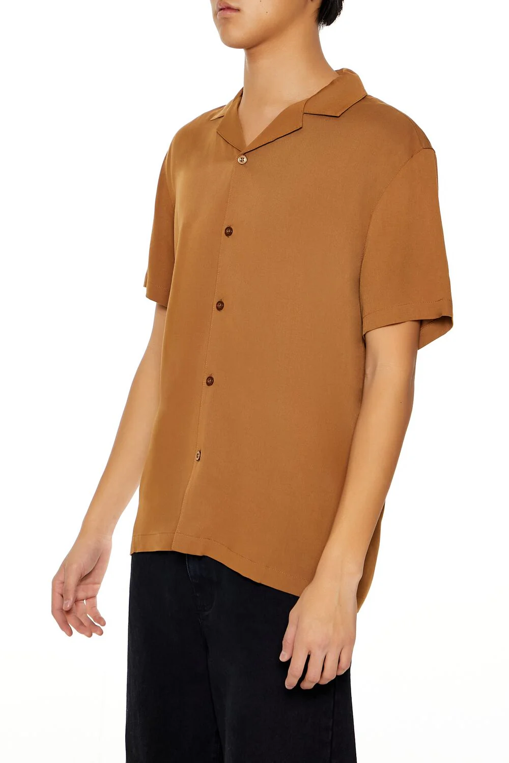 Cuban-Collar Short-Sleeve Shirt - Image 14
