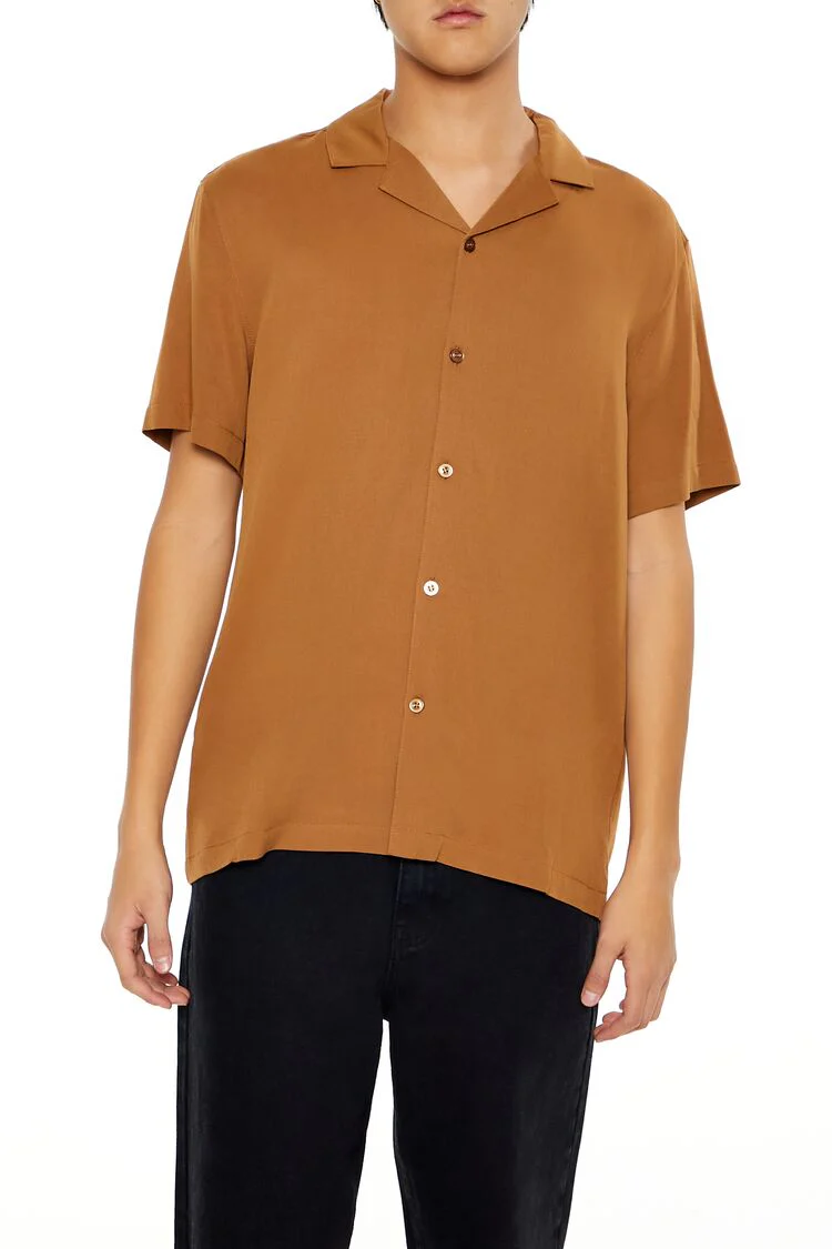 Cuban-Collar Short-Sleeve Shirt - Image 16