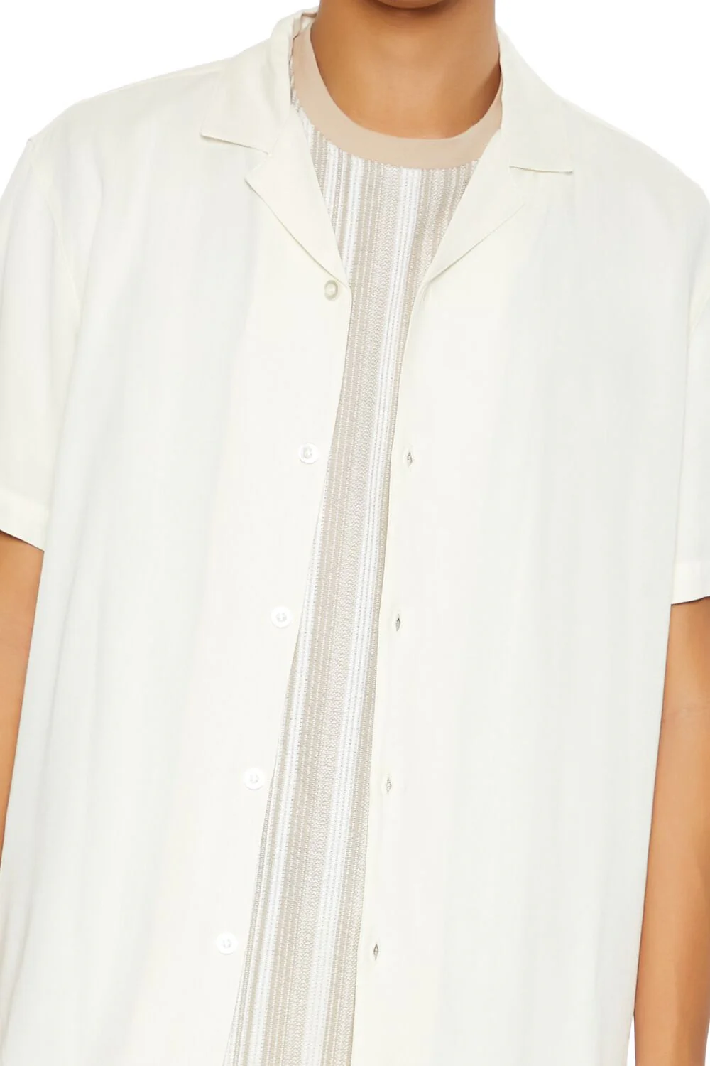 Cuban-Collar Short-Sleeve Shirt - Image 3