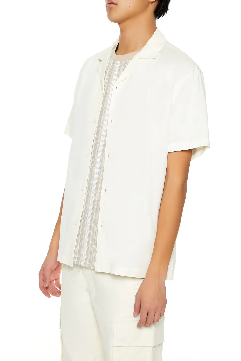 Cuban-Collar Short-Sleeve Shirt - Image 4