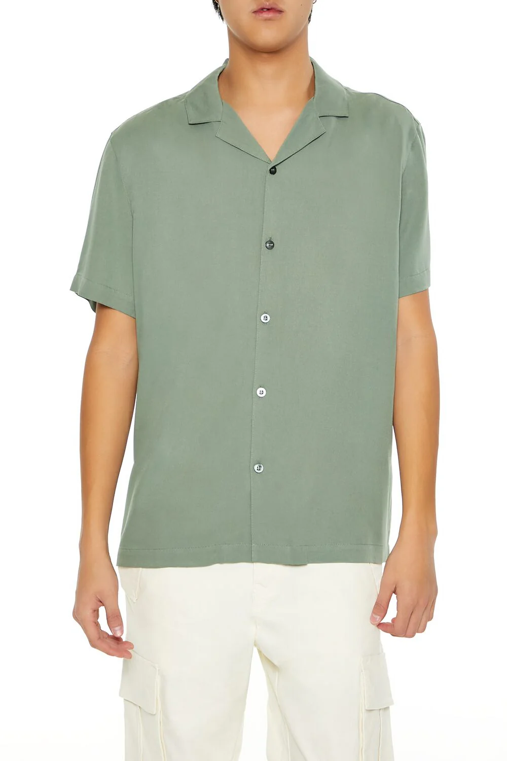 Cuban-Collar Short-Sleeve Shirt - Image 6