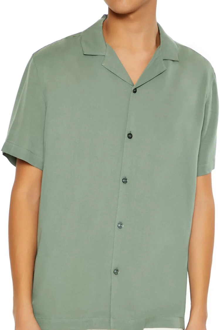Cuban-Collar Short-Sleeve Shirt - Image 8