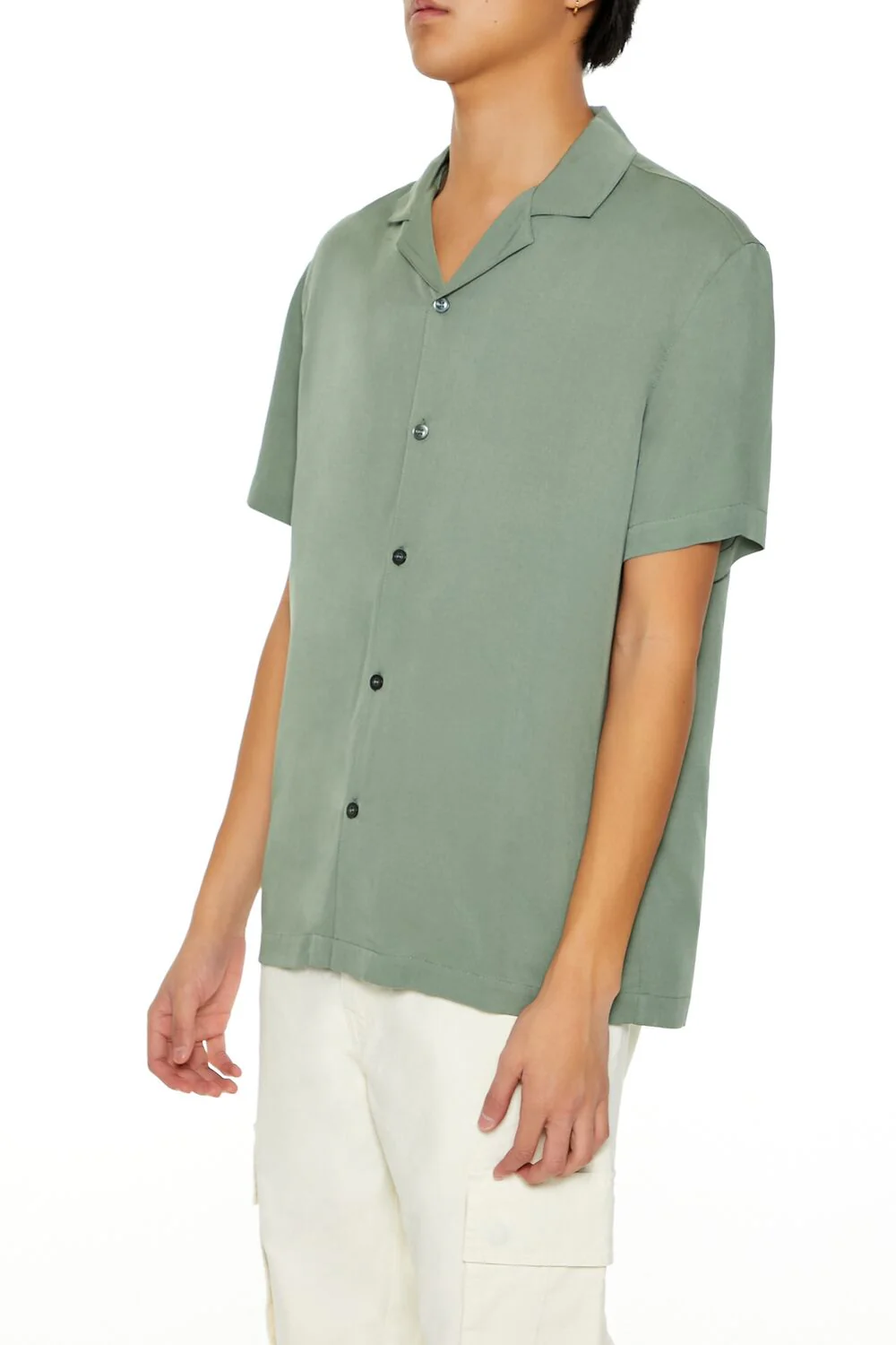 Cuban-Collar Short-Sleeve Shirt - Image 9