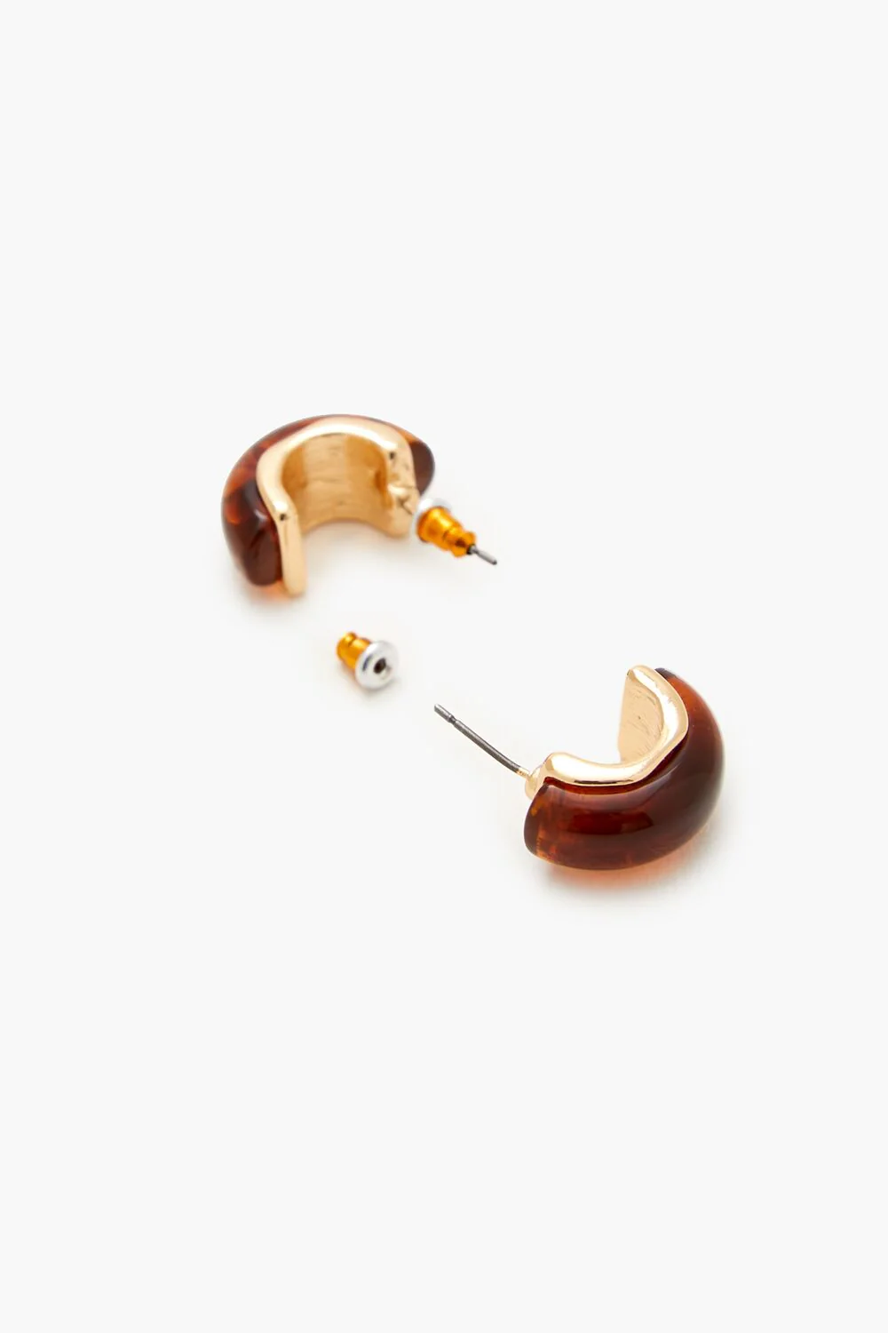 Twisted Marble Hoop Earring Set - Image 3