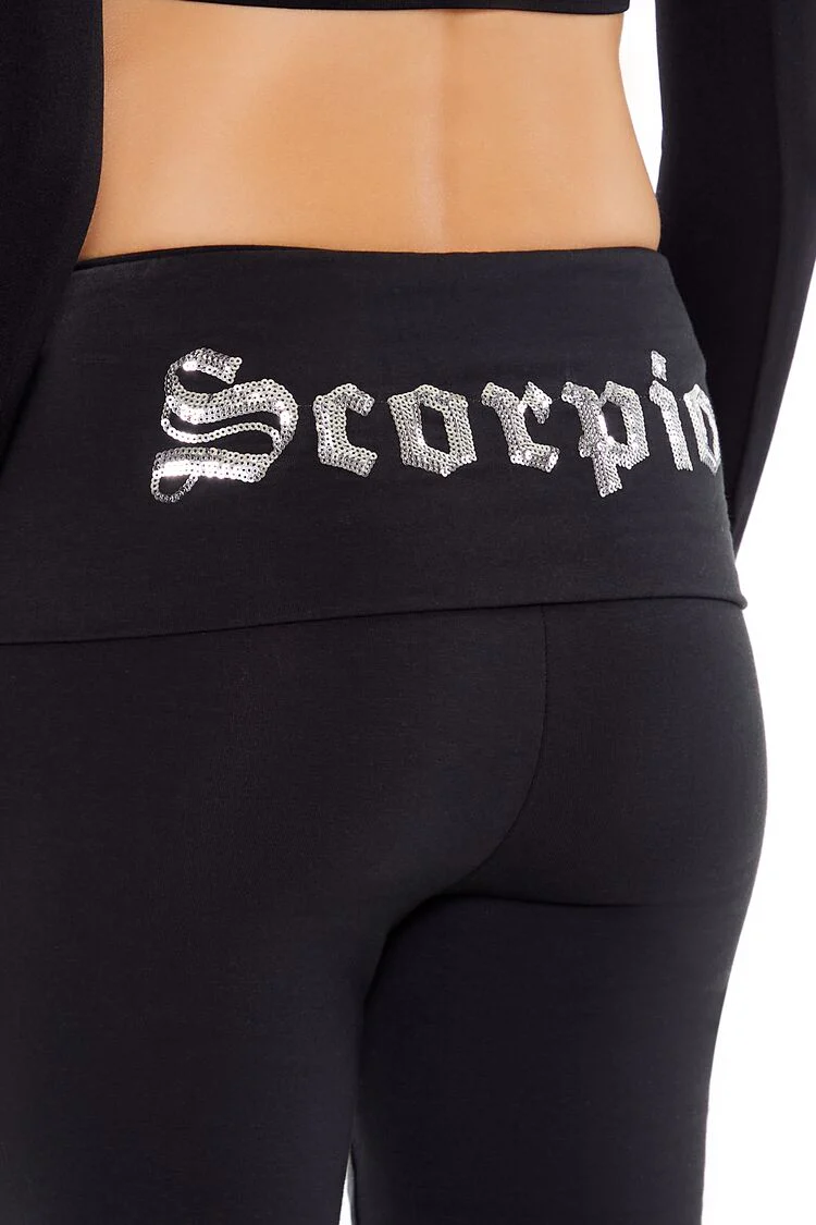 Sequin Scorpio Flare Leggings - Image 5
