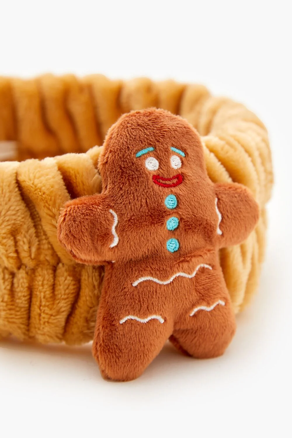 Plush Gingerbread Man Headwrap - Image 5