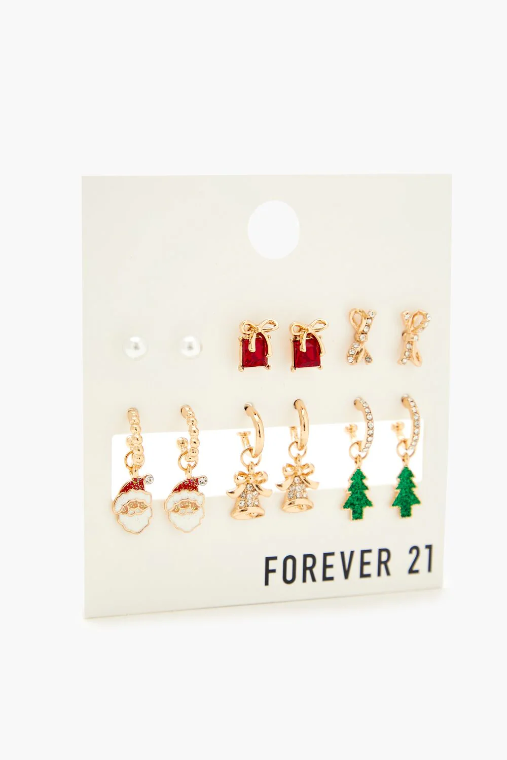 Christmas Stud & Hoop Earring Set - Image 2