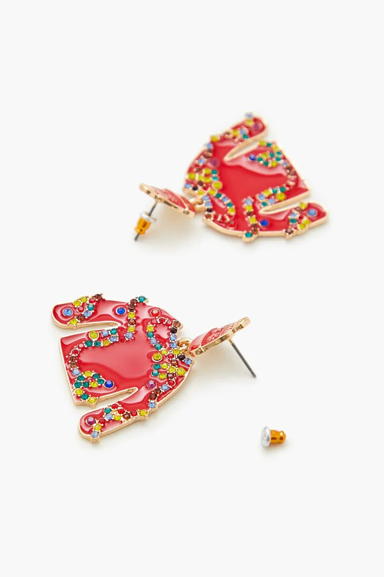Christmas Sweater Drop Earrings - Image 3